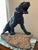 This “Roaring Panther” sculpture is a beautifully patinated bronze on a carved marble base. It was fabricated in Paris,...