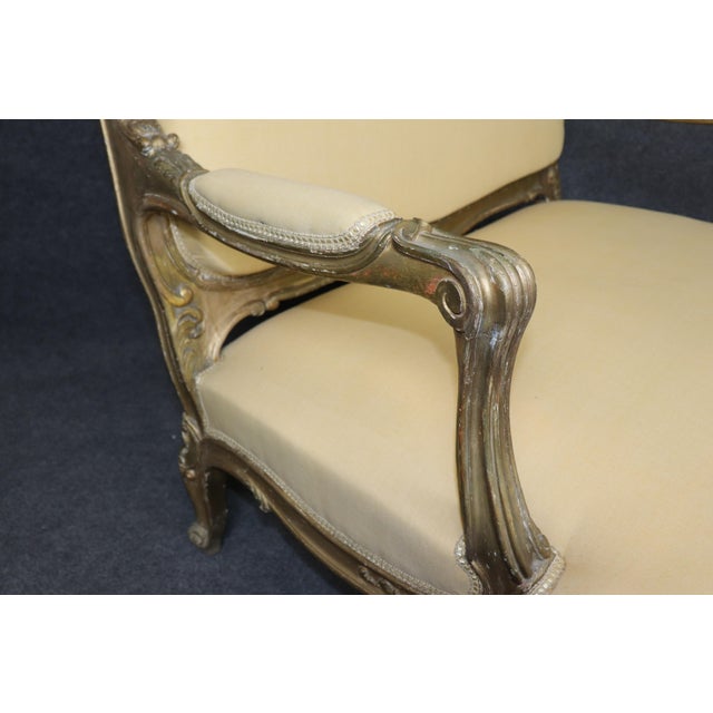 Wood Late 19th Century French Pair of French Louis XV Marquis For Sale - Image 7 of 15