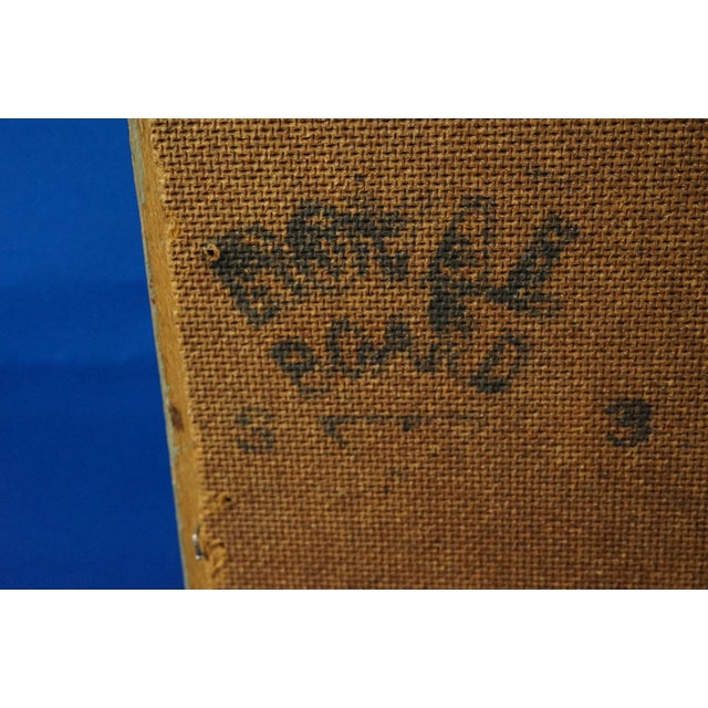 Bruno Krauskopf, Post-Impressionist Portrait of an Elderly Woman, 20th Century, Oil on Masonite, Framed For Sale - Image 18 of 18