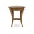 A perfect blend of rustic charm and timeless elegance. This round side table features a solid mahogany frame with the...