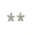 Silver 2.89 Ct Flower-Shaped Marquise Diamond Studs, A Pair For Sale - Image 8 of 8