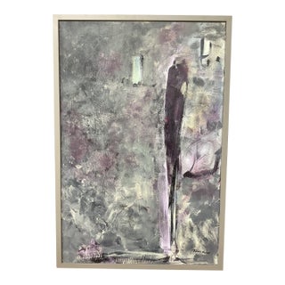 Taylor a Moore Original Figurative Oil on Canvas Newly Framed 25” X 37” For Sale