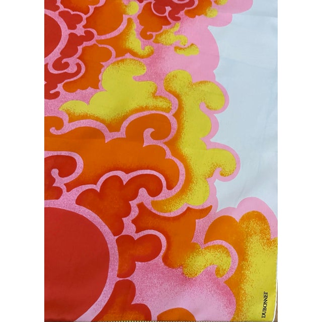 Pierre Cardin Silk Scarf Japaneses Flowers 1980 For Sale In New York - Image 6 of 6