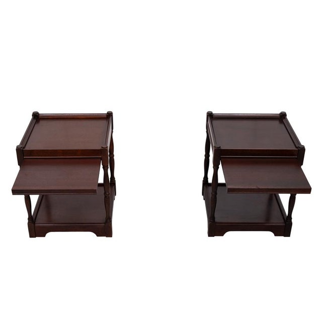 1970s Georgian Sofa Tables, England, 1970, Set of 2 For Sale - Image 5 of 12