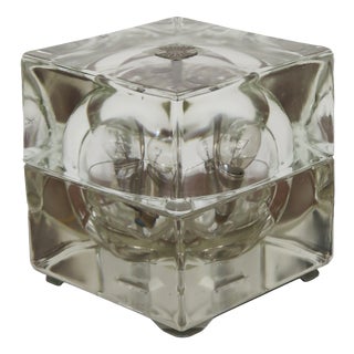 Cubosfera Lamp by Alessandro Mendini for Fidenza Vetraria, Italy, 1960s For Sale