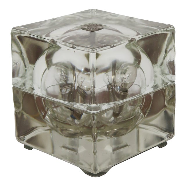 Cubosfera Lamp by Alessandro Mendini for Fidenza Vetraria, Italy, 1960s For Sale