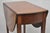 Antique Federal Mahogany Satinwood Inlay Narrow Dropleaf Pembroke Side Table For Sale - Image 15 of 17