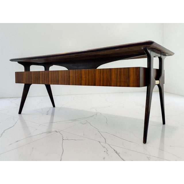 Metal Mid-Century Modern Italian Executive Desk by Vittorio Dassi, 1956 For Sale - Image 7 of 18