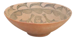 Antique Islamic Persian Pottery Bowl