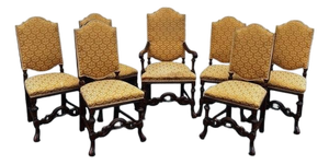 Vintage Dining Chairs, Set of 7
