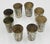 1960s Mexican Brass and Abalone Shell Pitcher Set With Tray and Eight Cups - 10 pcs For Sale - Image 14 of 18