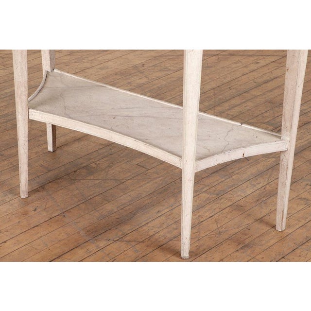 Vintage Neoclassical Gilt and Wood Demi-Lune Console Table For Sale In Los Angeles - Image 6 of 7