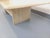 Cream Vintage Rectangular Travertine Coffee Table with Magazine Rack, 1980s For Sale - Image 8 of 18
