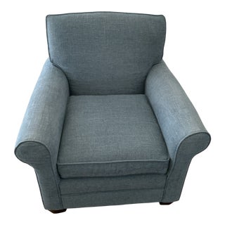 Bassett Light Blue Accent Chair For Sale