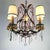 1950s Antique Chandelier with Red Crystals For Sale - Image 5 of 15