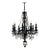 MC Noon Black Crystal 8-Light Chandelier – Custom Crystal Chains For Sale