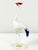 Mid-Century Modern Murano Art Glass Crane Bird Figurine from Made Murano Glass, 1970s For Sale - Image 10 of 14