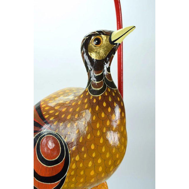 Vintage Sergio Bustamante Limited Edition Paper Mache Tropical Bird
