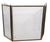 Early 20th Century Vintage Folding Fireplace Screen Spark Guard For Sale - Image 5 of 9