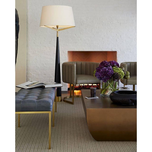 Modern Arteriors Home Elden Floor Lamp, Black For Sale - Image 3 of 7