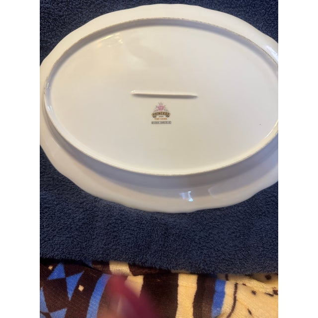 Baroque Princess Silver Baroque Fine China Serving Bowl & Platter Set – Japan For Sale - Image 3 of 7