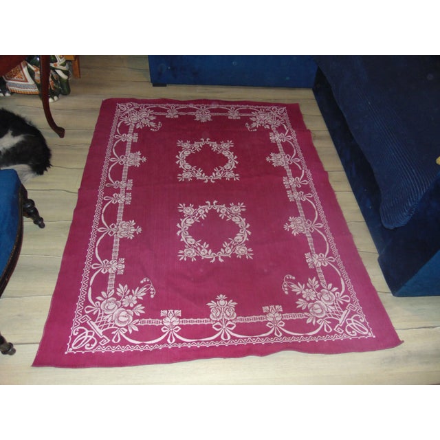 Pre-War Tablecloth, 1930s For Sale - Image 9 of 9