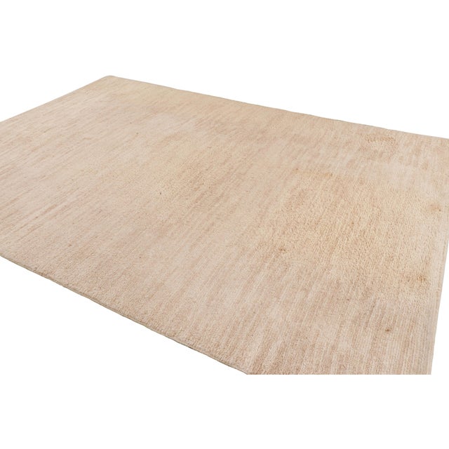 Rug & Kilim Vintage Moroccan Style Rug in Beige and Cream Tones - Rug & Kilim For Sale - Image 4 of 8