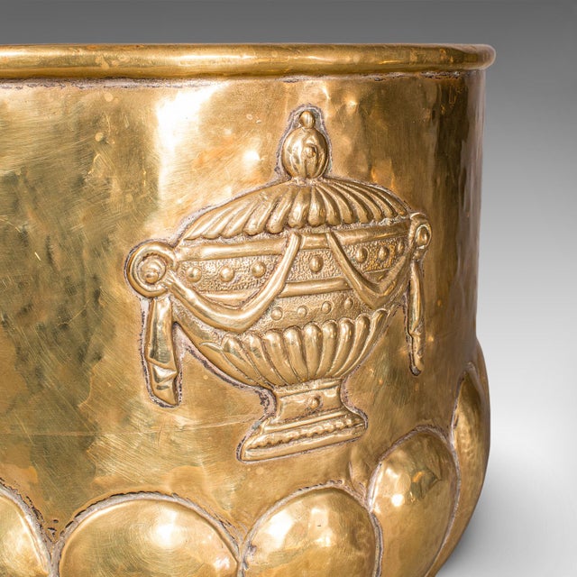 Antique Coal Bucket, French Brass, Fireside Fuel Basket, Petrus Ramus, Victorian For Sale - Image 10 of 11