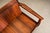 This generously proportioned Brazilian modern sofa pairs the warmth of richly figured rosewood with the soft, muted color...