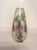 Glass Mid 20th Century Art Glass Vase With Floral Motif in Lavender and Green For Sale - Image 7 of 7