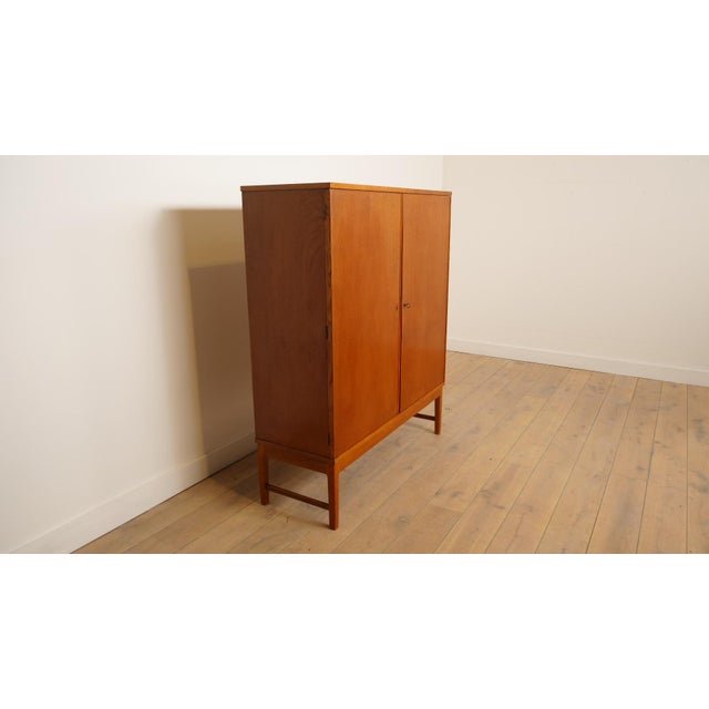 Wood Vintage Cabinet in Oak, 1962 For Sale - Image 7 of 12