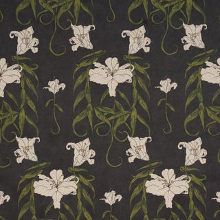 SAMPLE - Schumacher x Backdrop Lady Lilith Wallpaper In Carbon For Sale