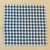 Modern Designer Vicki Payne Free Spirit Blue & White Check Dogstooth Houndstooth Pillow Covers- 14" Pair For Sale - Image 3 of 6