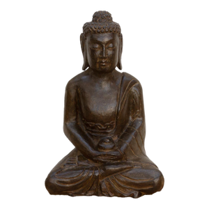 Handcarved Stone Seated Buddha