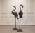 Unknown, Cranes, Sweden, 1970s, Patinated Bronze, Set of 2 For Sale - Image 9 of 15