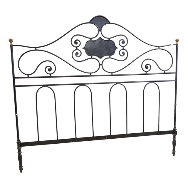 Antique Wrought Iron Bed For Sale
