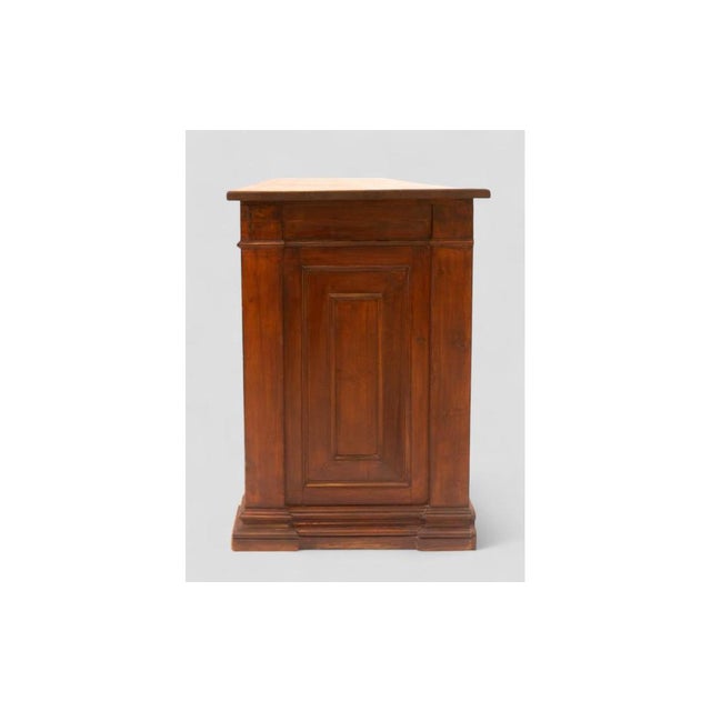 Vintage Wood Sideboard with 16 Drawers For Sale - Image 5 of 15