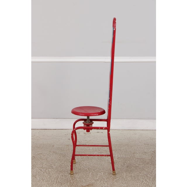 Charney Industrial Metal Chair Sculpture Seat For Sale - Image 4 of 15
