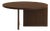 Round Coffee Table in Smoked Oak by Lebanto For Sale