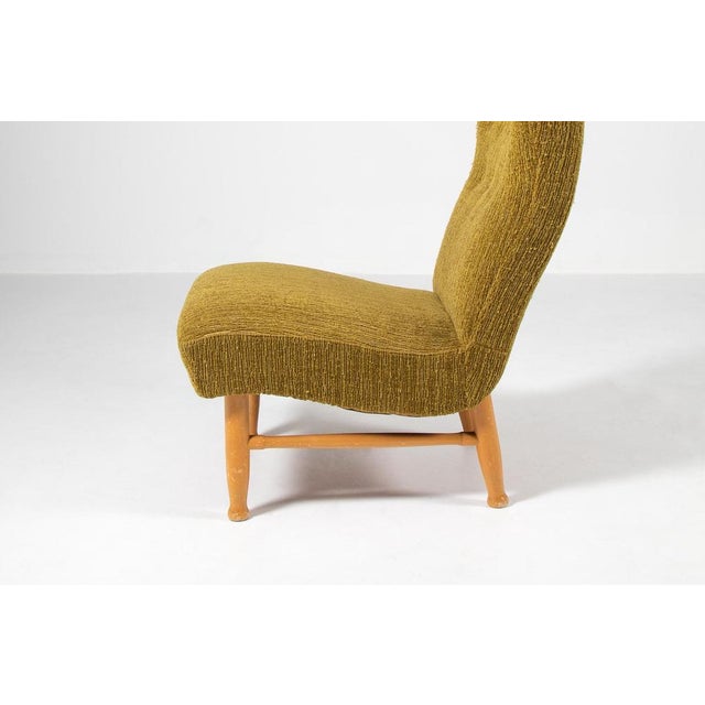 1950s Lounge Chair by E. Svedberg for Nordiska Kompaniet For Sale - Image 5 of 8