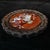 Brown Vintage Chinese Rosewood & Mother-of-Pearl Inlay Dish – "Lion Dance" Motif For Sale - Image 8 of 10