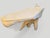 Andrianna Shamaris Bleached Sculptural Console Table For Sale - Image 13 of 18