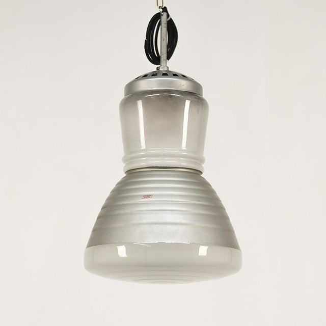 Silver Hanging Lamp from Zeiss Ikon For Sale - Image 8 of 9