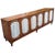Brown Vintage French Empire Style 6- Lattice Door Cherry Credenza For Sale - Image 8 of 13