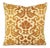 Hodsoll McKenzie Isolde in Dark Gold Embroidered Pillow Cover For Sale