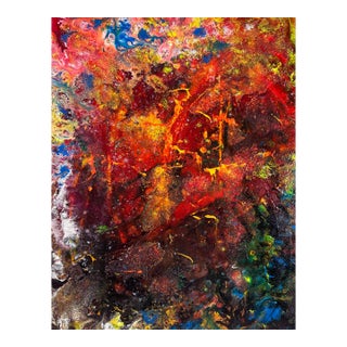 "Cascade" Abstract Expressionist Original Painting by Charles David Francis For Sale