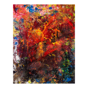 "Cascade" Abstract Expressionist Original Painting by Charles David Francis