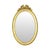 Italian Crested Mirror in Gold-Colored Resin, 1960s For Sale - Image 18 of 18