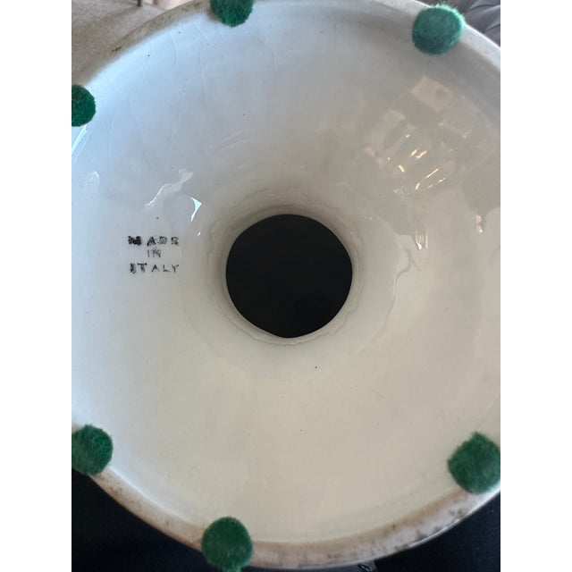 Ceramic Vintage Italian White Porcelain Fruit Topiary / Centerpiece For Sale - Image 7 of 7