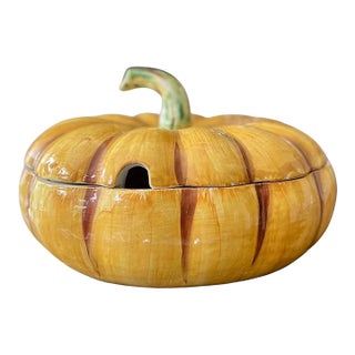 Italian Pumpkin Tureen For Sale